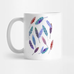 Feathers and Fairy Lights (Midnight Sun) Mug